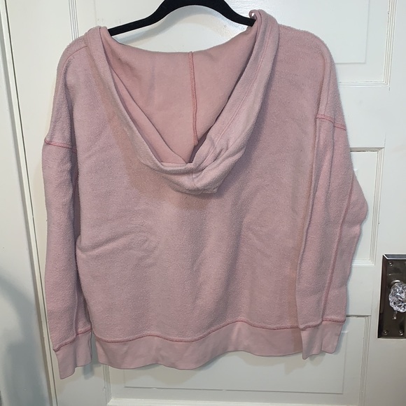 American Eagle AE Pink Pullover Sweatshirt Hoodie - Picture 3 of 4